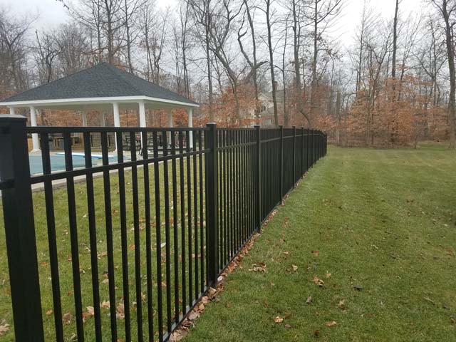 Aluminum Fence With Flush